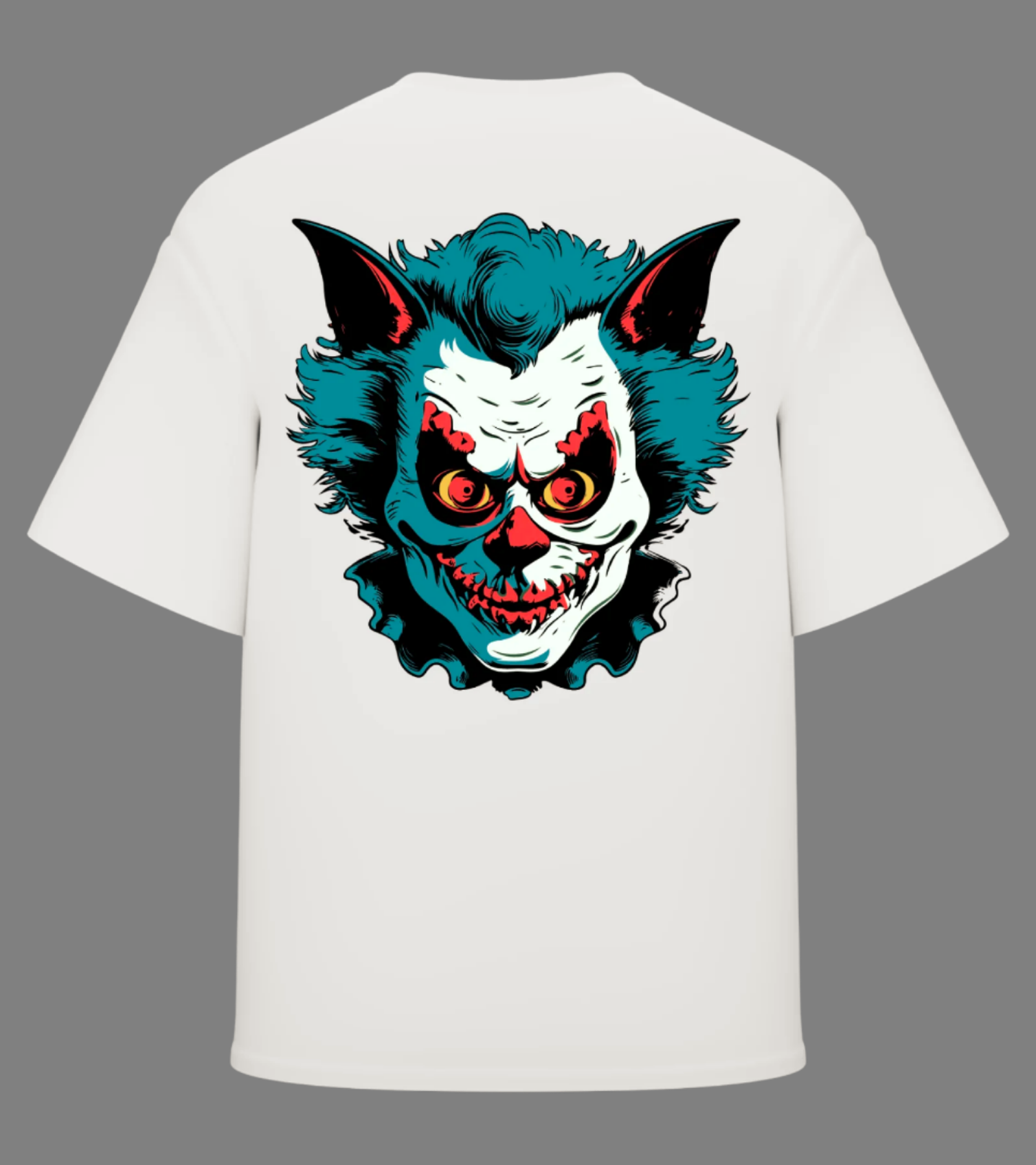 UI White Oversized T-Shirt - Joker