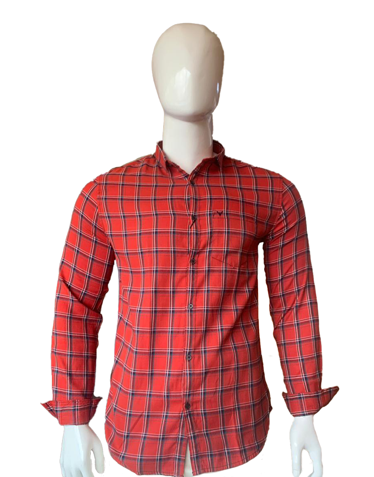 Mem famous- Red checks Shirt